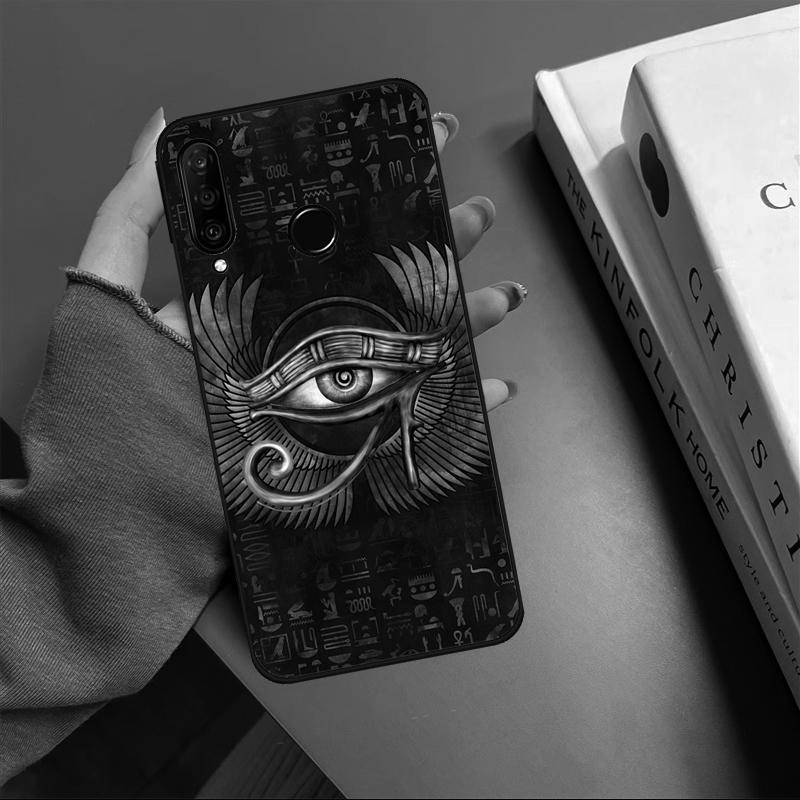 Egyptian Eye Of Horus For Huawei P20 P40 Lite P60 P30 Pro Nova 5T 9 10 SE 12s 12i 11i Y90 Y70 Y60 Y61 Y91 Y72 Case