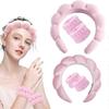 PurewH Amazon Twist Sponge Headband for Girls Premium Towel Cloth High Skull Top