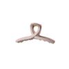 Korean Style Silicone Shark Clip Safe Straight Line Shaped Hair Claw Solid Color Shark Clip  Party