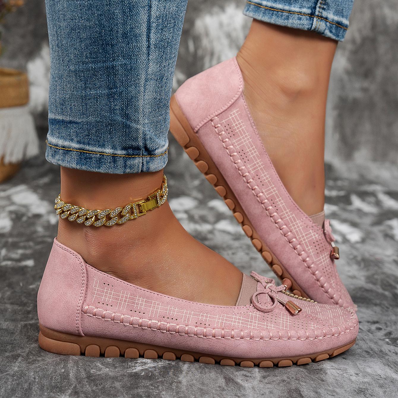 

Большой бант с отстрочкой, однотонные женские лоферы на плоской подошве 42 серый