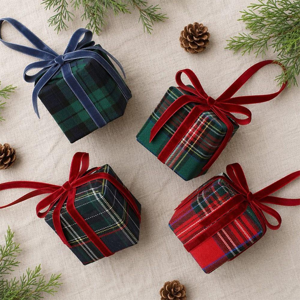 Schaumstoff-Weihnachtsbaum-Hängedekorationen Samt-Weihnachtsgeschenk-Hängeornament Weihnachten