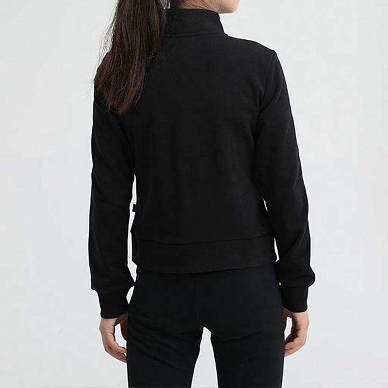 Puma Amplified Casual Logo Stand Collar Jacket Women Jacket Black 586598-01