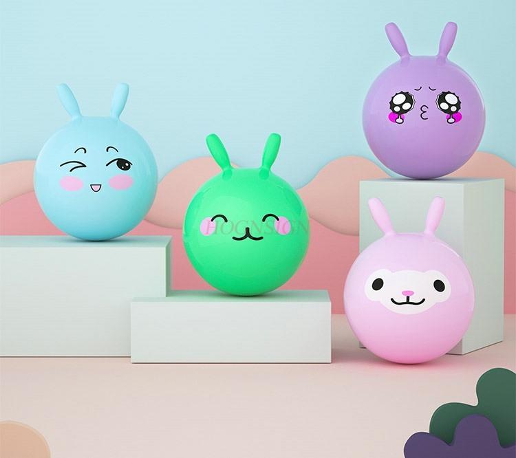 Jump Ball For Children Elastic Ball Sheepskin Jump Ball Kindergarten Baby Boys And Girls Inflatable Horse Riding Jump Toy