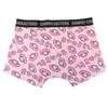 Small Planet Sanrio Boxer Briefs with My Melody Hiragana Logo, Size L