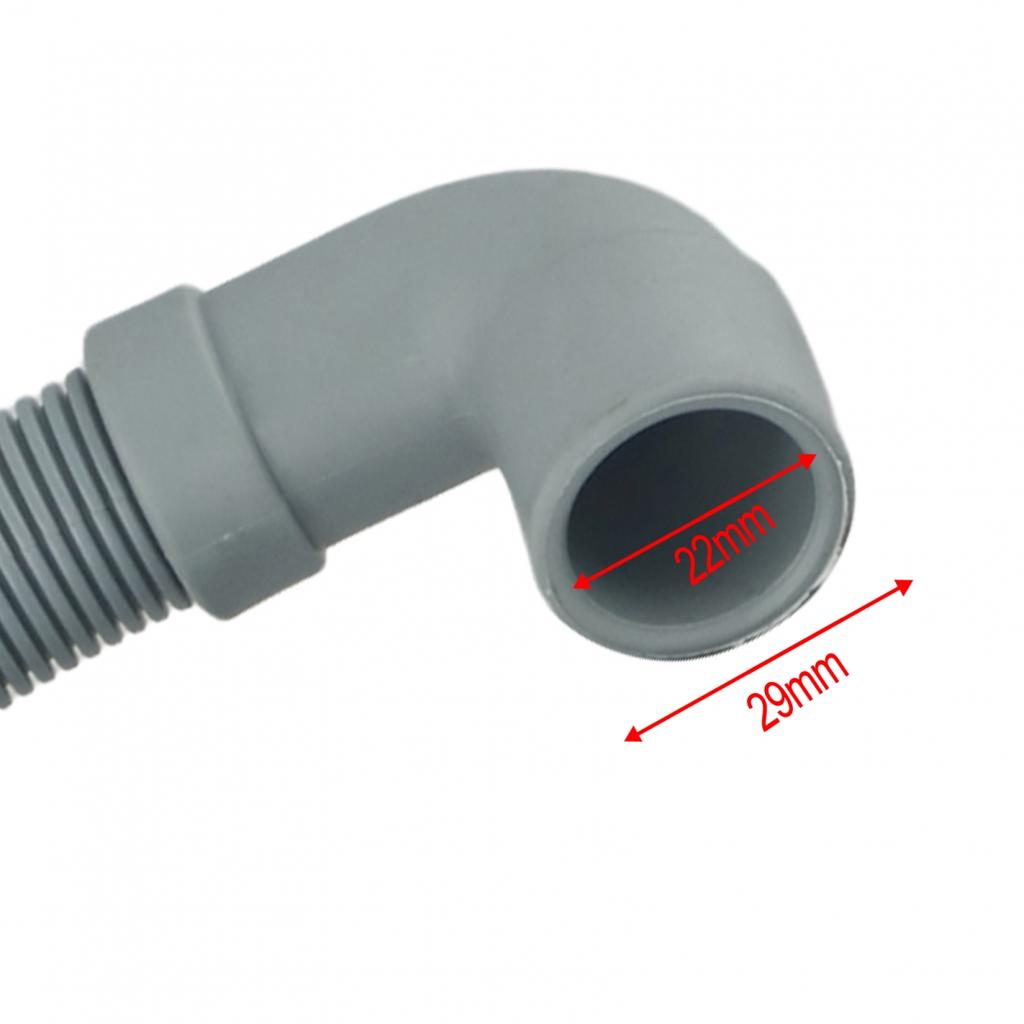 Accessories Extension Pipe Waste Hose 1 Piece Elbow