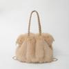 Women's Plush Shoulder Bag Large Capacity Tote Bag