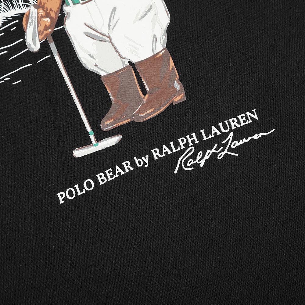 T-shirt Ralph Lauren Estiva da Uomo e Donna 100% Cotone con Orso Polo e Stampa Orso Jockey & Firma