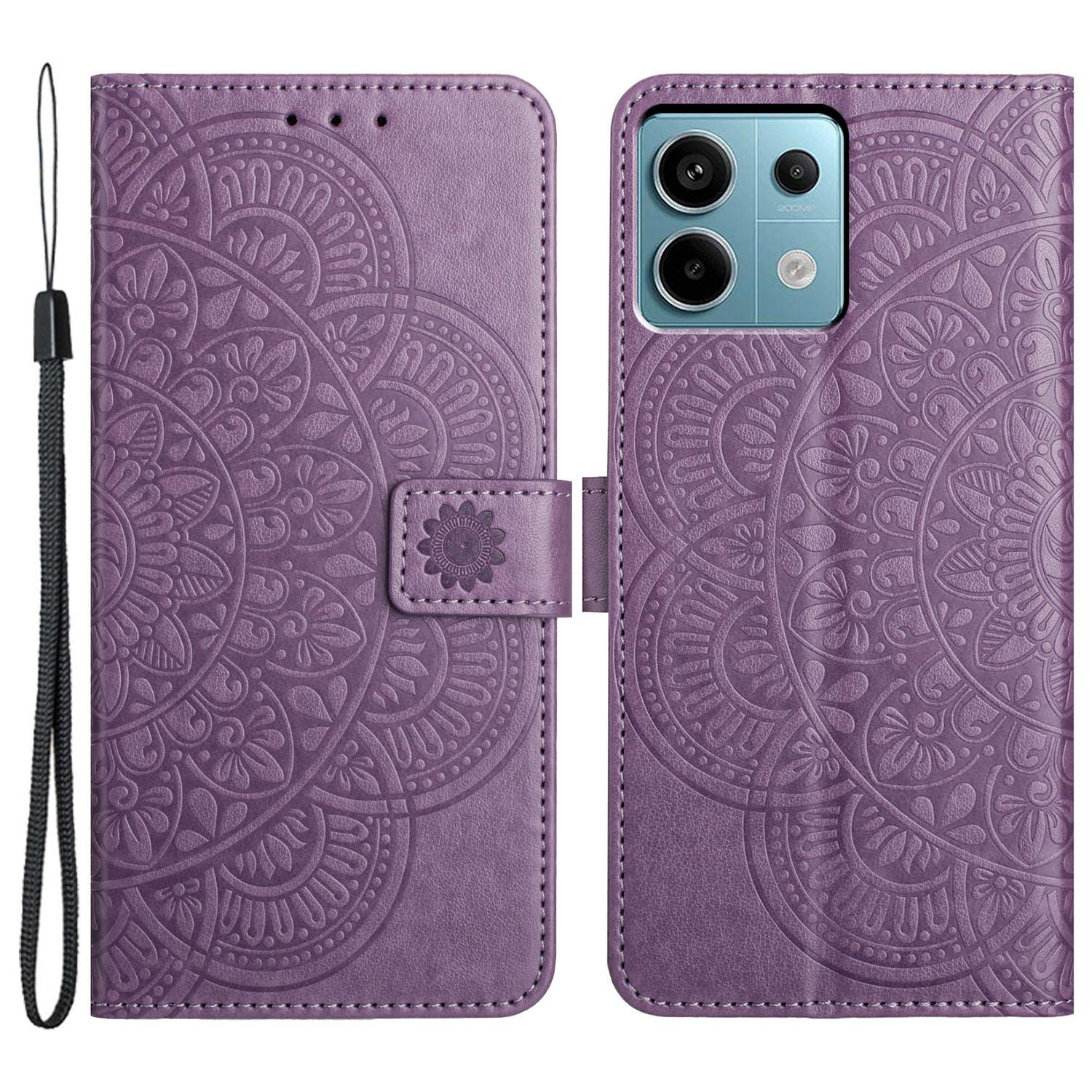 

For Xiaomi Redmi Note 13 Pro 5G/Poco X6 5G Case Wallet Leather Folio Phone Cover Purple