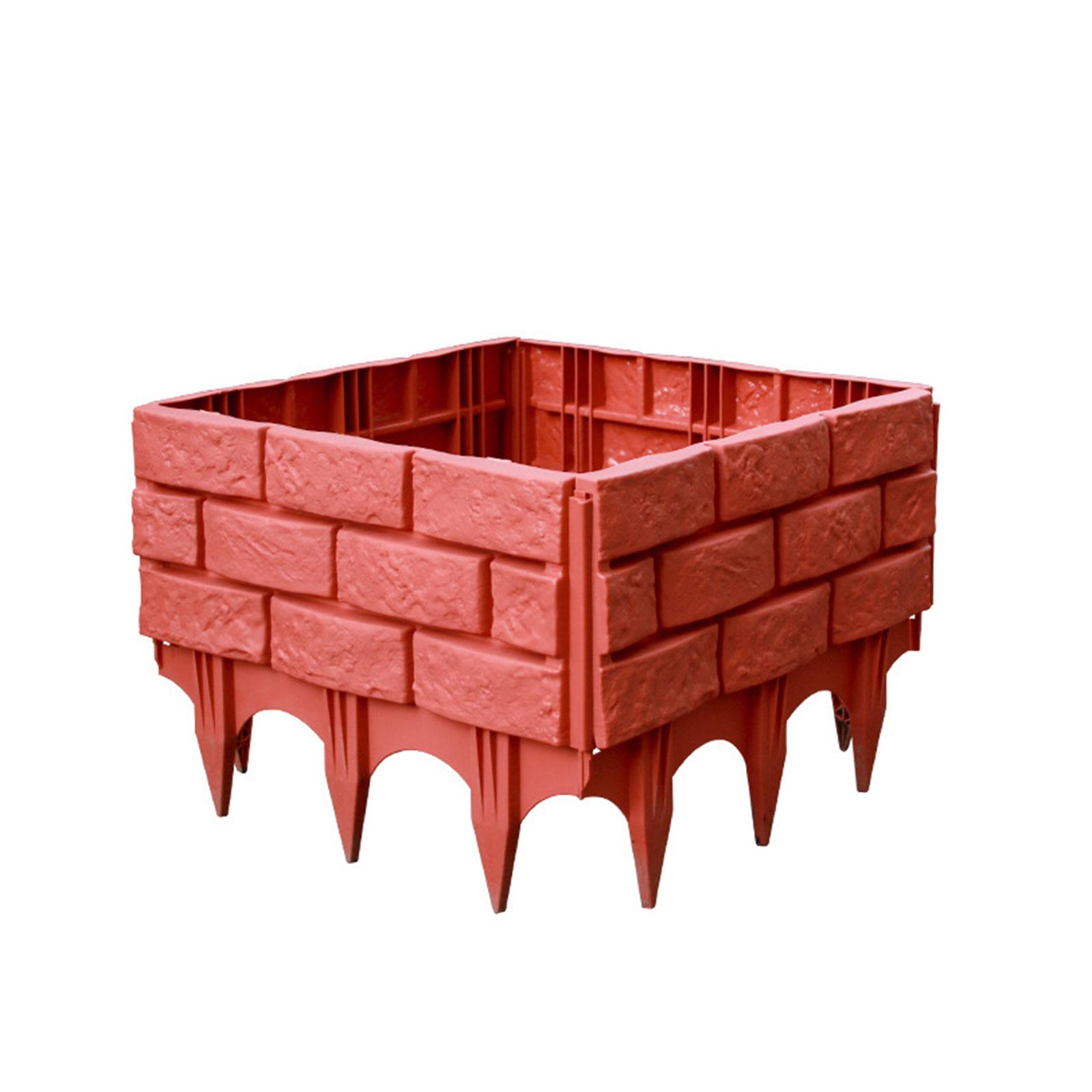 Имитация Каменного Забора Забор Зеленый Уличный Забор Комбинированный Забор Пластиковая Вставка Забор для Изоляции Грунта Type 2