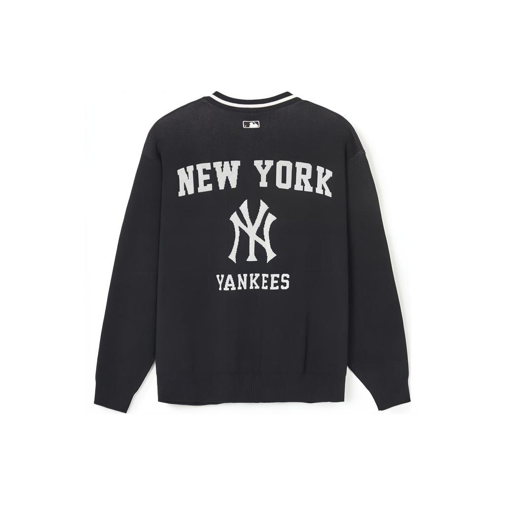 New MLB New York Yankees SS24 Knitwear Unisex Black 3AKCV0141-50BKS