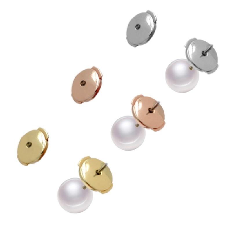 10Pieces Stylish Dis Designed Ear Plugs Fashionable Earplug Backs Practical Earplug Locking Clip for Active Music Lovers