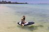 Igarashi Paddling Board 166 x 66cm, inflated size approximately 165 x 61 x 16cm (18cm thick including handles)