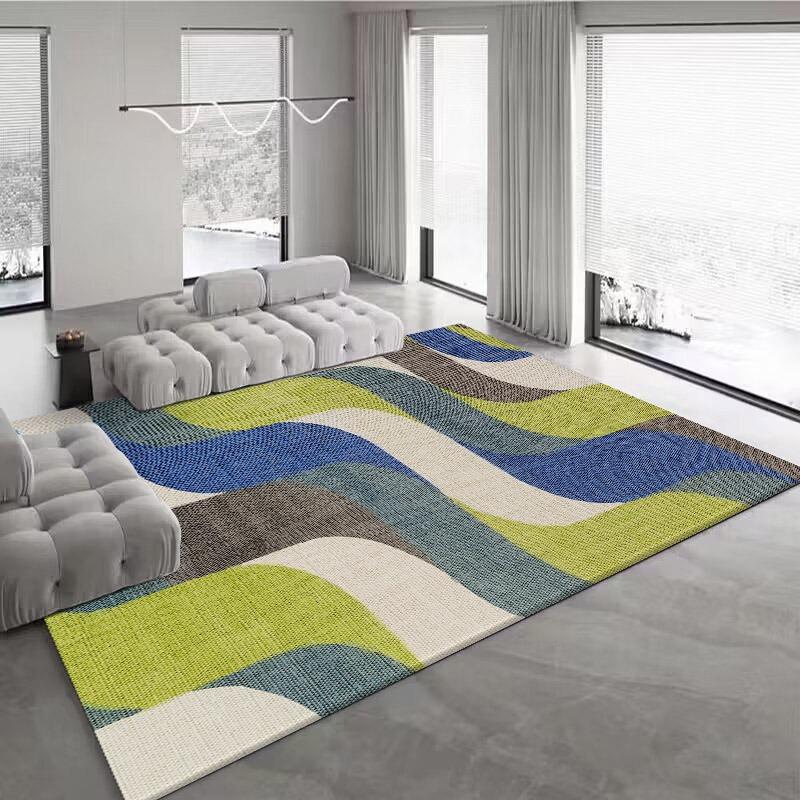 Fashionable and high-end carpet, living room sofa and coffee table carpet, light luxury Nordic minimalist carpet