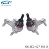 2PCS 1K0407365C 0407365B Suspension Control Arm Ball Joint For VW Golf MK6 GTI Tiguan Touran Passat CC Sciricco 1K0 407 366 C