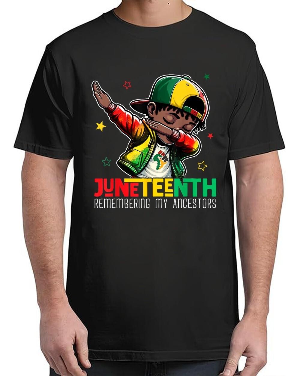 Juneteenth Remembering My Ancestors For Adult S-4XL T-Shirt XXXL