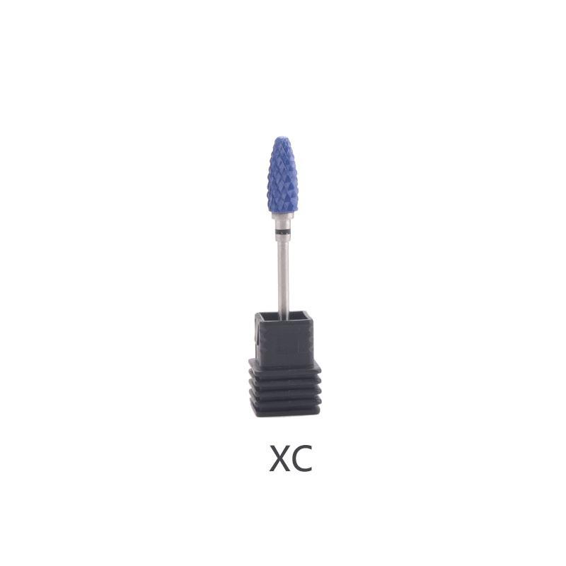 Universal Electric Nail Drill with Ceramic Blue Flame Corn Kernel Bit