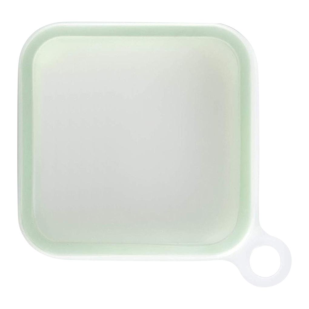 

Sandwich Portable Toast Container Silicone Plastic Bread Packer for Office