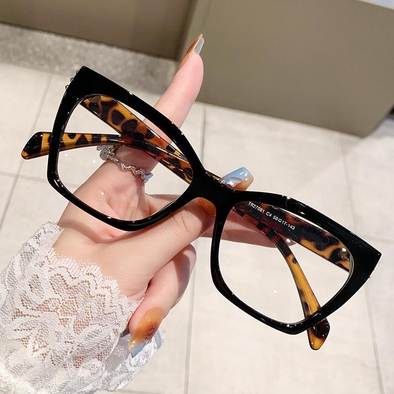 Vintage Cat Eye Blue Light Blocking Glasses For Women With Pc Lenses And Fashionable Geometric Frame