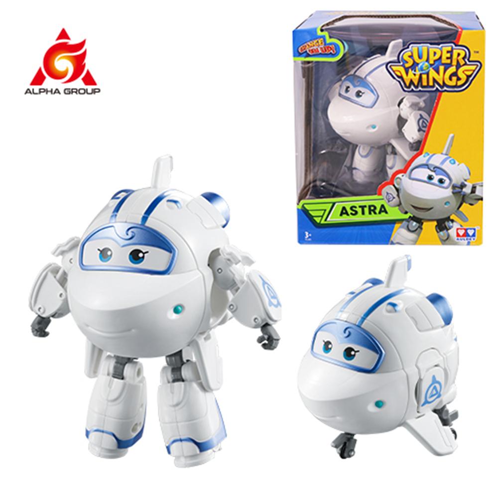 Super Wings 5 Inches Transforming Ellie Transforms from Airplane to Robot in 10 Steps Deformation Anime Action Figures Kid Toys