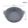 Silicone Baking Pan - High Heat Resistant, Easy to Clean, Round Mold for Air Fryers