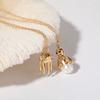 Collier de Perles Poisson-Clown Baleine Perle Baroque Collier Style Marin Boucle d'Oreille Petit Poisson Plage