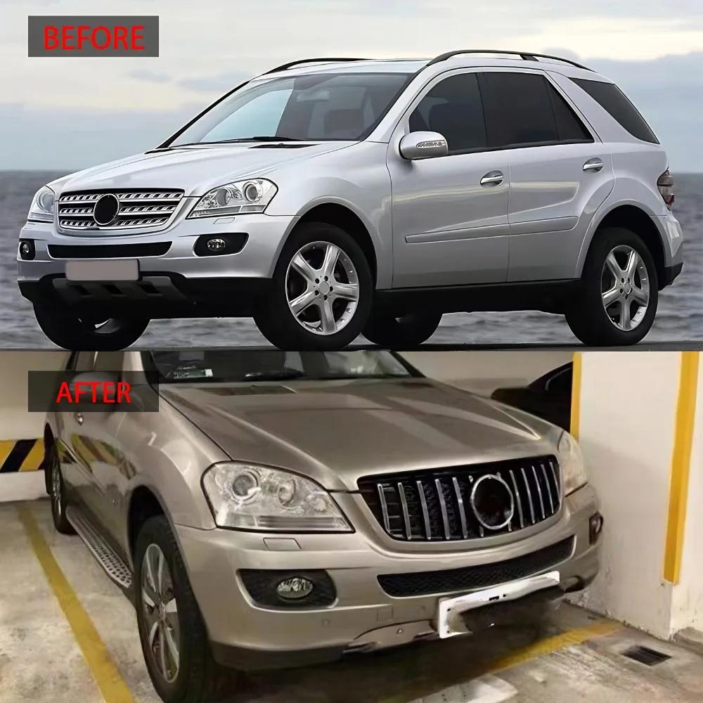 For Mercedes Benz ML W164 ML350 ML320 ML500 Front Grille Mesh Grill 2006-2011 Car Accessories Replacement Auto Parts
