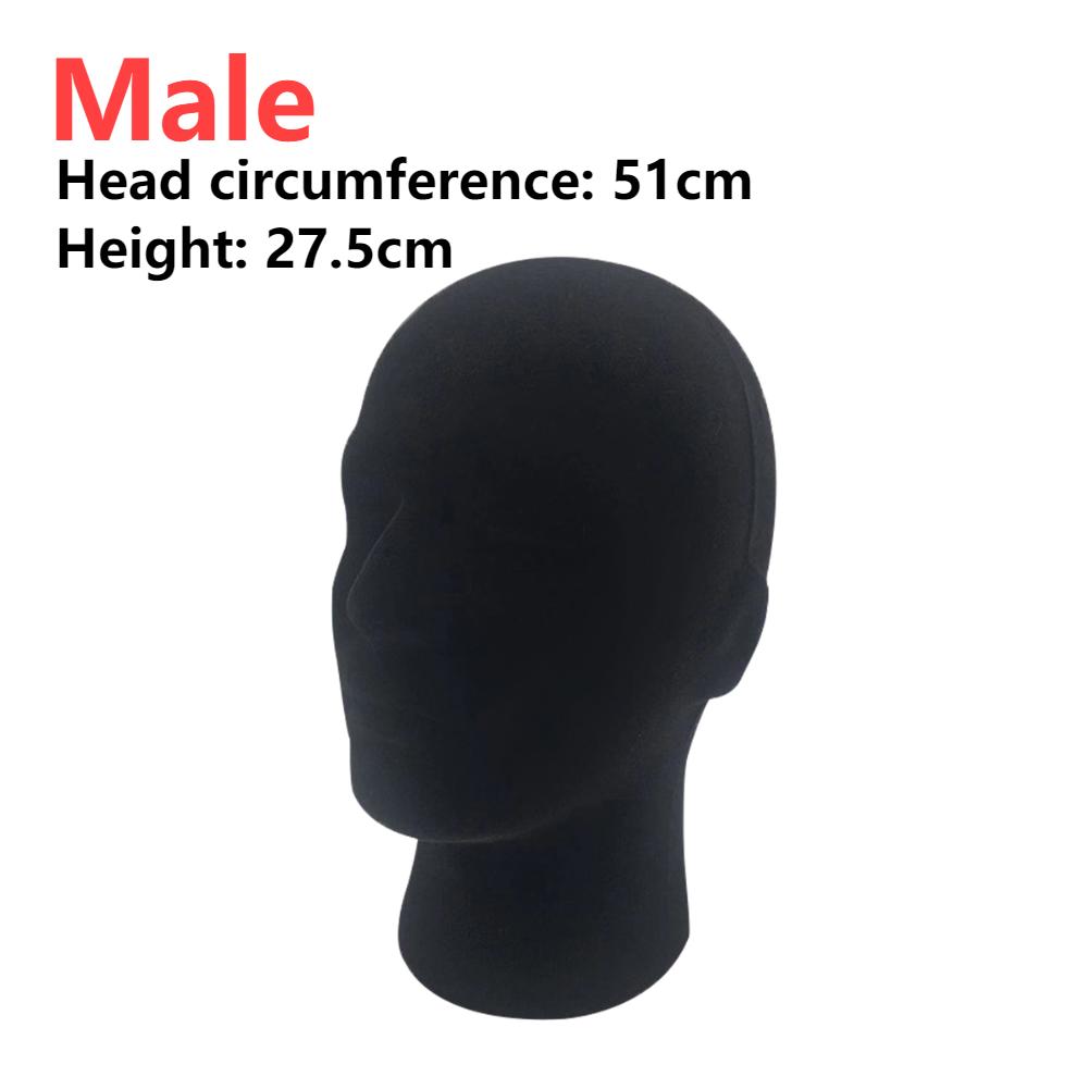 Foam Mannequin Head Model Hat Cap Wig Glasses Display Stand Rack Stable Base Shopping Mall Closet Holder Photography Prop