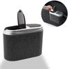 Bling Car Trash Can For Women Rhinestone Auto Door Garbage Bin Seat Back Hanging Storage Box Interior Accessories Organizer