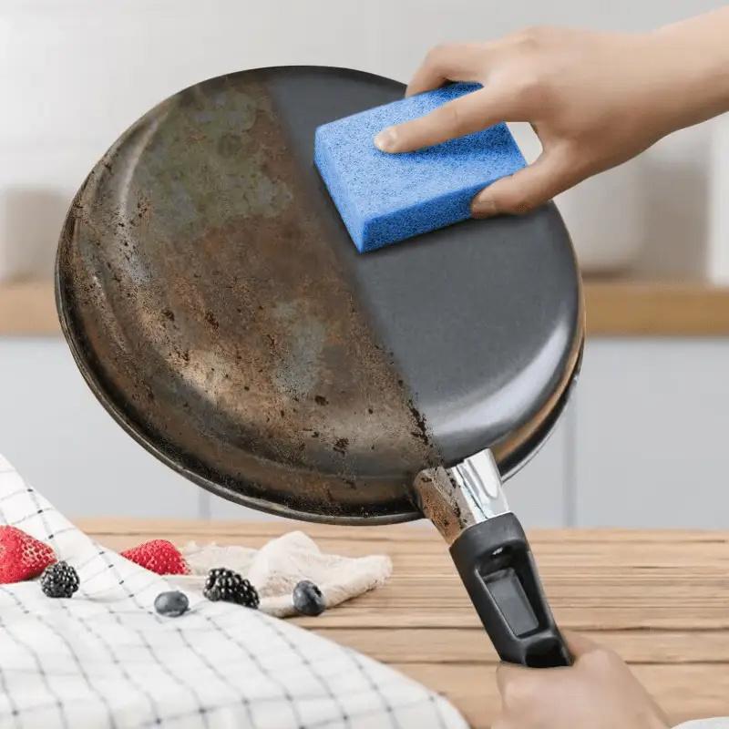 6Pcs BBQ Cleaning Sponges - Heat Resistant Non-Scratch For Gas Charcoal Grills, Outdoor Kitchen Cleaning Tool