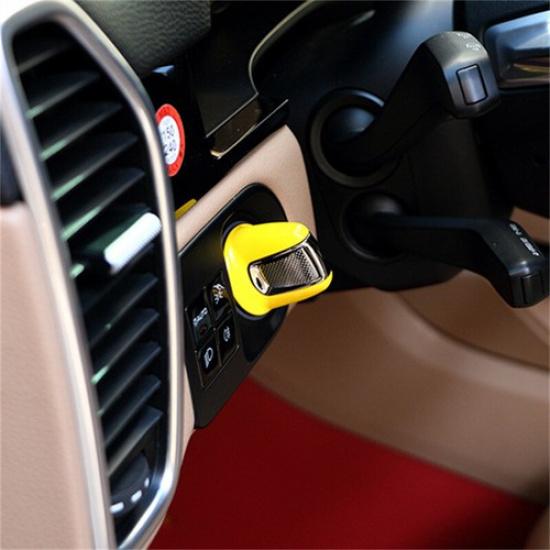 Car Ignition Start Stop Button Knob Bracket Cover For Porsche Cayenne 2017-