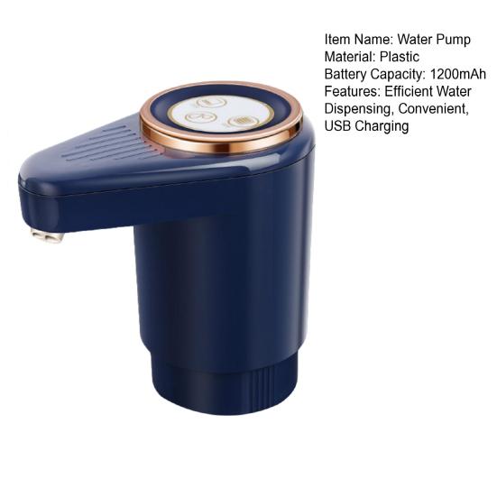 Elektrisk vattenflaskpump för 2-5 gallons flaskor Elektrisk vattendispenser Automatisk vattenflaskdispenser med en knapptryckning för hem, kontor, camping