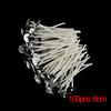 100Pcs Five Sizes 8/10/12/15/20 Cm Candle Sustainers Cotton Core Wicks For Diy
