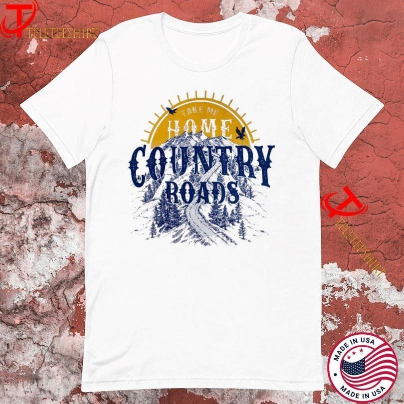 John Denver Take Me Home Country Roads Sun WHite Tshirts CS186 Unisex T-Shirt M