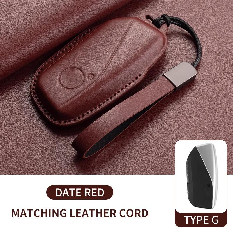 Leather Car Key Case Cover For BMW 3 4 5 6 Series X1 X2 X3 X4 X5 F10 F20 M3 M4 E34 E36 525 320i 2025 Key Shell Car Accessories
