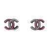 25S Spring Summer Color Block Design Metal Earrings Unisex Earrings Multicolor ABF620-B20464-U0770
