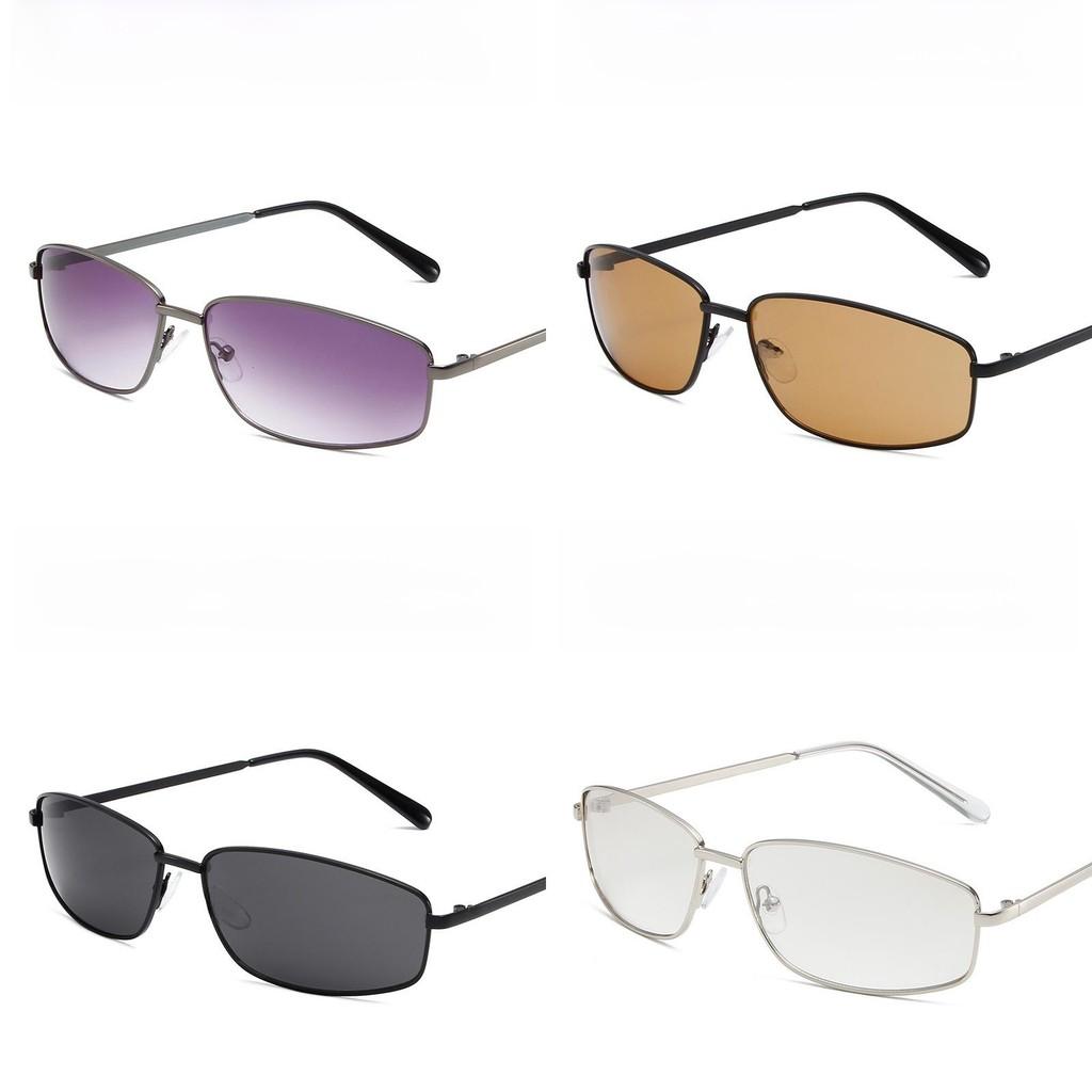 Occhiali da Sole Quadrati Retrò Uv400 Montatura in Metallo Moda Viaggio Per Donne