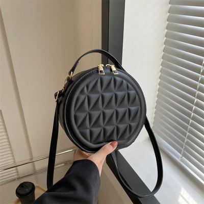Sac de niche en forme de losange pour femme, petit sac rond à bandoulière, décontracté, personnalité féminine, nouvelle mode