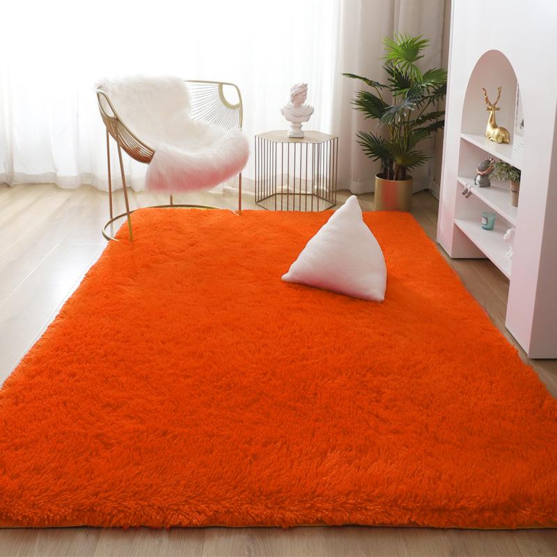 Soft Fluffy Carpet Pink Yellow White Multicolored Rug Decoration Bedroom Girl Large Carpet Plush For Living Room Mat Shaggy