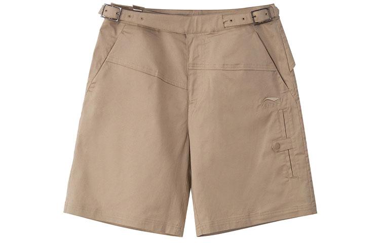 Li Ning Casual Shorts Men s Khaki AKSR677-3 L