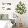 TUIYIDUO Artificial Olive Trees of 180cm Large Artificial Plants for Indoor and Outdoor Decor (Set 2, tall) -