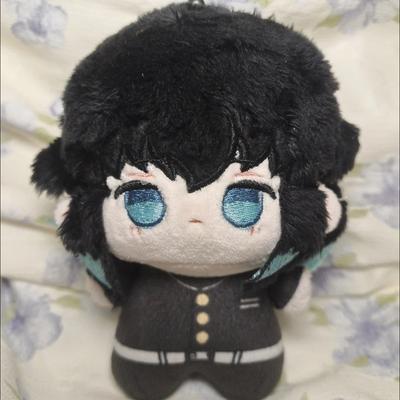 10cm Kimetsu No Yaiba Tokitou Muichirou Plush Doll Pendant Collect Muichirou Tokitou Stuffed Doll Keychain Plusie Toys Fans Gift