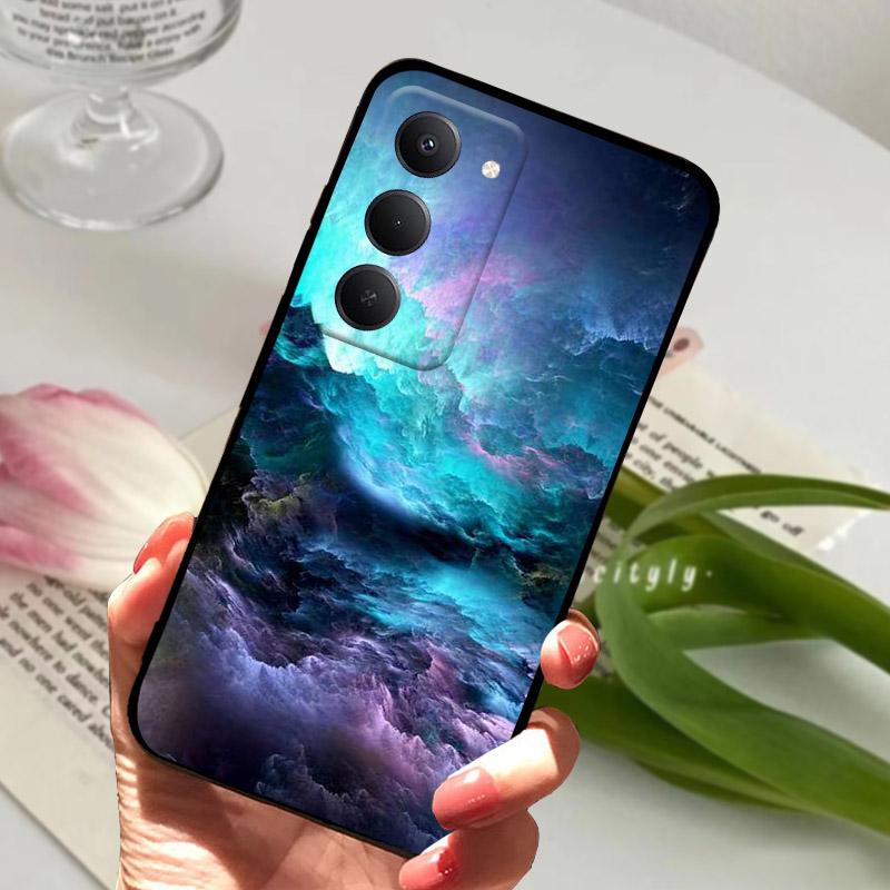 Für Xiaomi Redmi 15 5G 169mm Hülle Coole Wolf Silikon Weiche TPU Handyhülle Für Redmi 15 Redmi15 4G Kameraschutz Rückseite