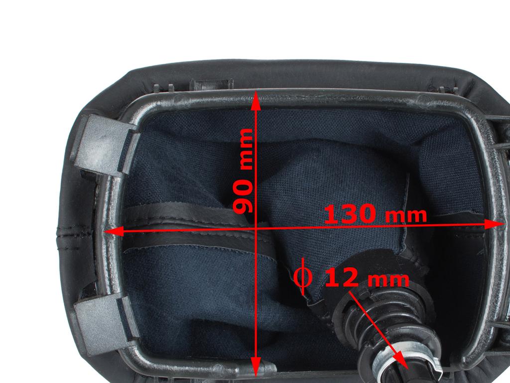 Seat Leon I 99-06 SCHWARZER Schaltknauf + Manschette mit Rahmen 5 Gänge