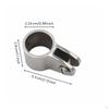 Boat Canopy Slide Sleeve Bimini Top Jaw AntiRust Stainless Steel Tube Clamp for Yacht, RV