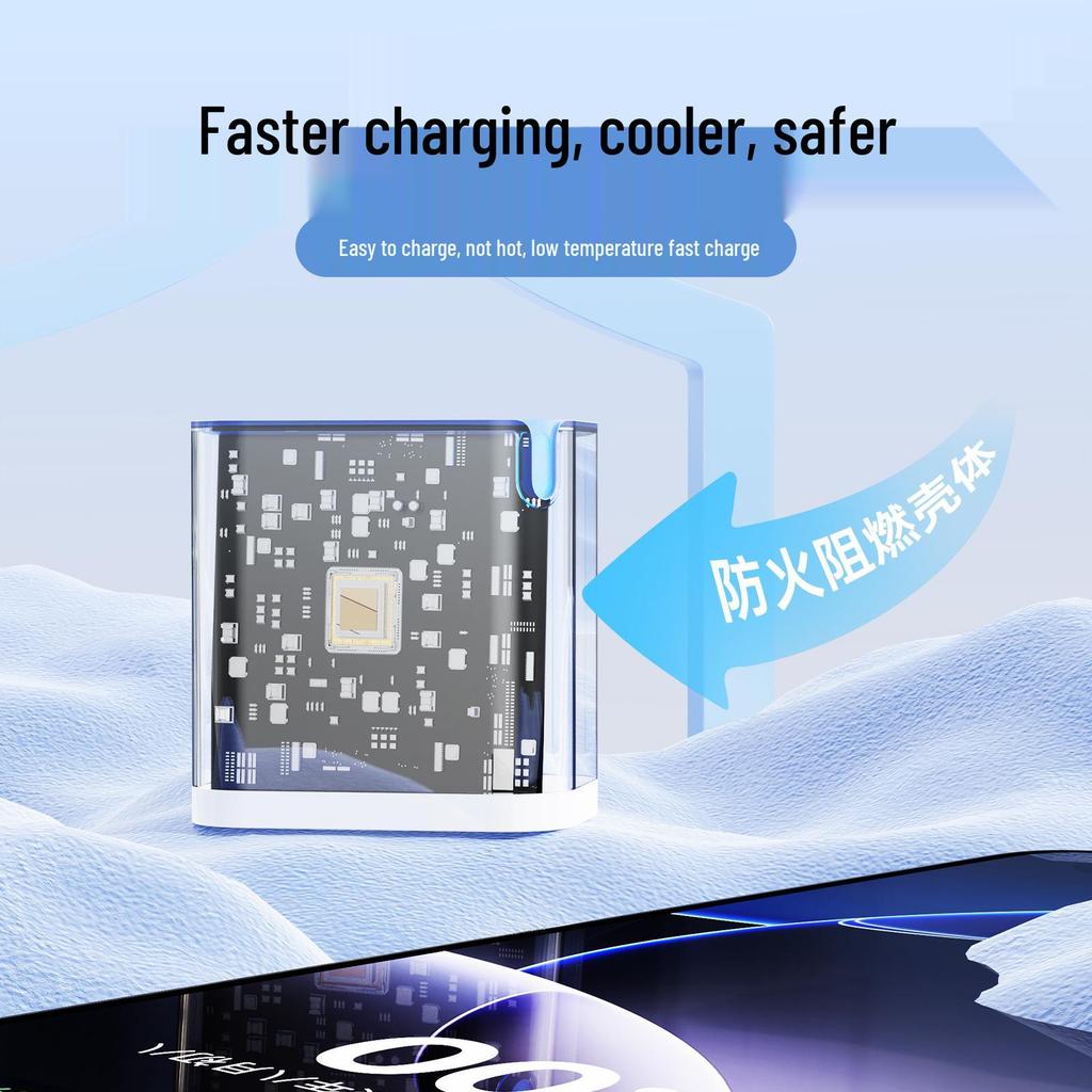 Gradient 22.5W Gallium Nitride Super Fast Charger for Apple, Huawei, Samsung, and Xiaomi