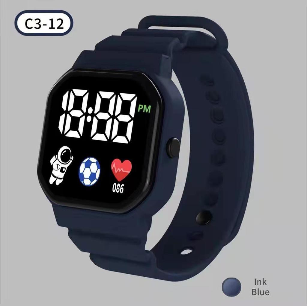 LED Astronaut C3-12 Fashion Digital Sports Watch for Students and Children