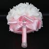 Satin Rose Flower Bouquet Romantic Artificial Rose Flower  Home Floral Decoration