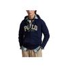 Polo Ralph Lauren Logo Wool Full Zip Hooded Jacket Men jackets Navy-Blue 710981151-002