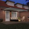Retractable Awning Green and White 400 X 300 Cm