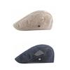 Men Women Breathable Mesh Summer Hat Newsboy Beret Ivy Cap Cabbie Flat Cap Adjustable Vintage Style